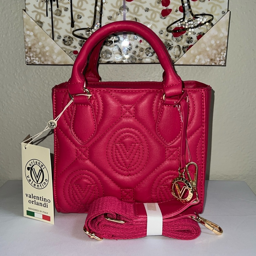 Valentino Orlandi Mini Tote Crossbody
Bag-7inHx7.5in - Picture 6 of 17